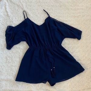 Navy romper